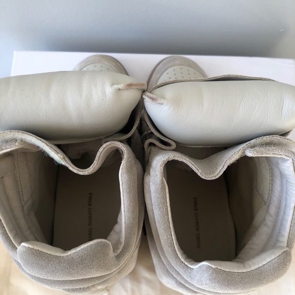 Brand new ISABEL MARANT 
bekett leather wedge sneakers - Picture 10 of 12